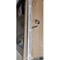Gardinia venecijaner, aluminijum, bela, 120x240 cm