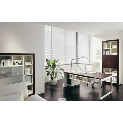 Gardinia venecijaner, aluminijum, bela, 120x240 cm