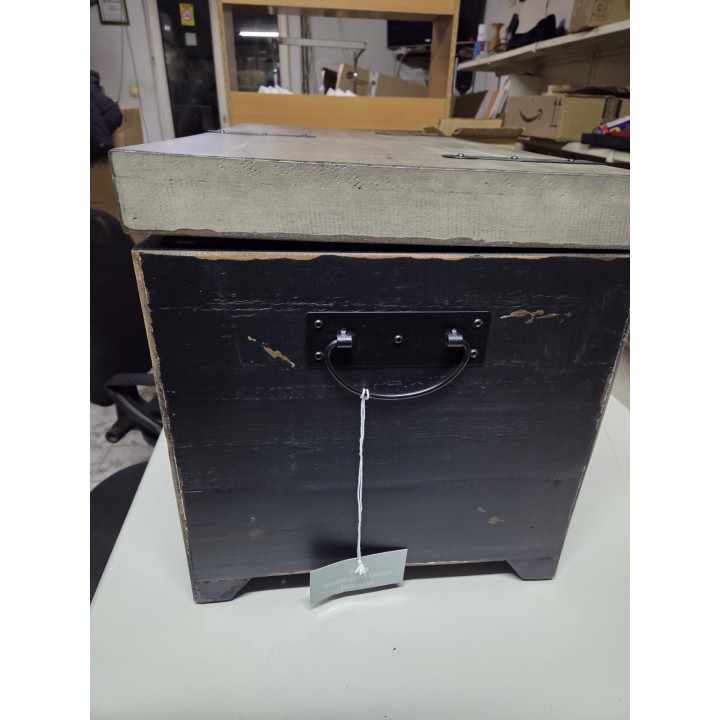 Set rustičnih drvenih škrinja (2 kom) – dekorativne kutije za odlaganje, drvo jele