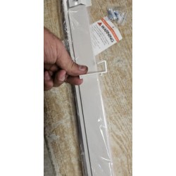 Blindecor Aure roletna,bez bušenja, prozirna,67x180cm,p.bela