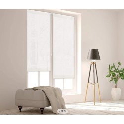 Blindecor Aure roletna,bez bušenja, prozirna,67x180cm,p.bela