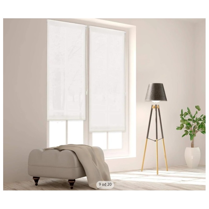 Blindecor Aure roletna,bez bušenja, prozirna,67x180cm,p.bela Blindecor Aure roletna,bez bušenja, prozirna,67x180cm,p.bela