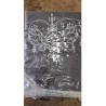 Kutti Orleans rimska zavesa, vez, 60x140cm, siva P117