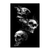 Mani Textile Skull staza, 80x150, crna, poliester