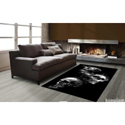 Mani Textile Skull staza, 80x150, crna, poliester