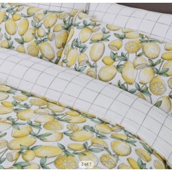 Sleepdown posteljina Lemon Yellow, 200x200cm, polipamuk P87