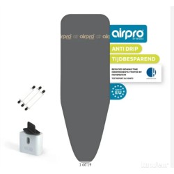 AirPro 6-slojna navlaka za dasku za peglanje, XXL,antracit