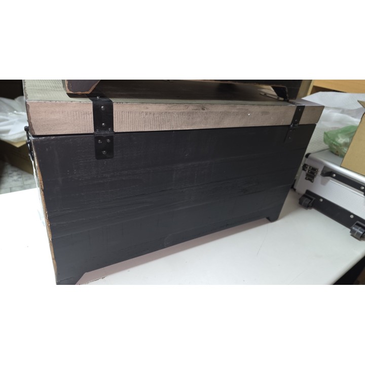 Set rustičnih drvenih škrinja (2 kom) – dekorativne kutije za odlaganje, drvo jele