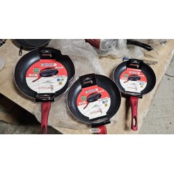 Cenocco CC-2001 set od 3 tiganja, indukcija, crvena