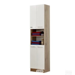 Pelipal Rom visoki ormar,bela sjaj/Sanremo hr, 195.5x50x33cm