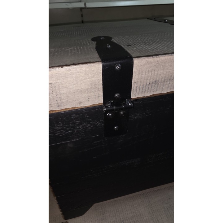 Set rustičnih drvenih škrinja (2 kom) – dekorativne kutije za odlaganje, drvo jele