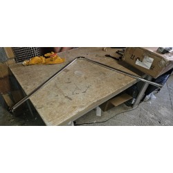 Sealskin ugaona šipka za zavesu, hrom, 90x90x2.8 cm