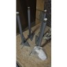 HEIMSTARK set od 4 nogara podesive visine, 52-75cm, čelik