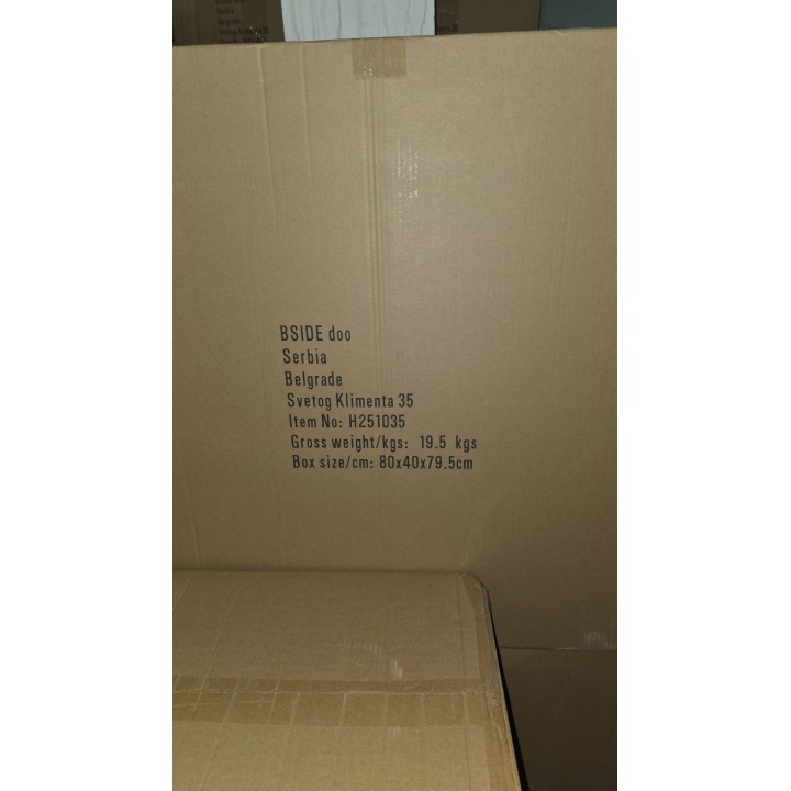 Komoda sa vratima i fiokama 76x36x75.5 cm – Drvena komoda moderan dizajn