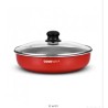 COOK'ART set posuđa, 8 delova, aluminijum, crvena