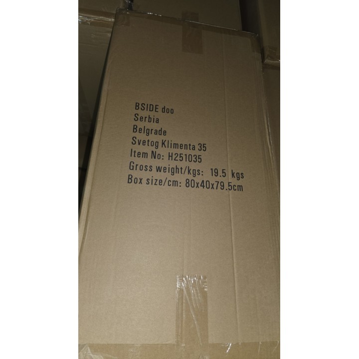 Komoda sa vratima i fiokama 76x36x75.5 cm – Drvena komoda moderan dizajn