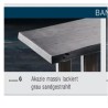 Kollected Kapra daska za baštensku klupu, siva akacija,160c