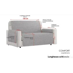 Comfort neklizajući prekrivač za dvosded/sofu, srebrno siva