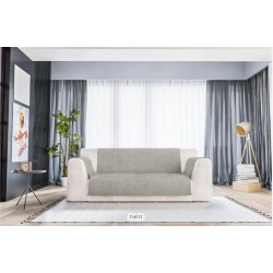 Comfort neklizajući prekrivač za dvosded/sofu, srebrno siva