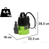 Ribimex automatska potapajuća pumpa 400 W,čista voda,7000l/h koriscena