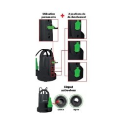 Ribimex automatska potapajuća pumpa 400 W,čista voda,7000l/h koriscena