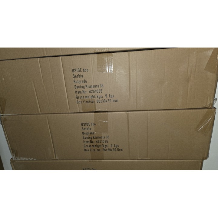 Rustična komoda sa policama 46x36x75.5 cm – Drvena pomoćna komoda