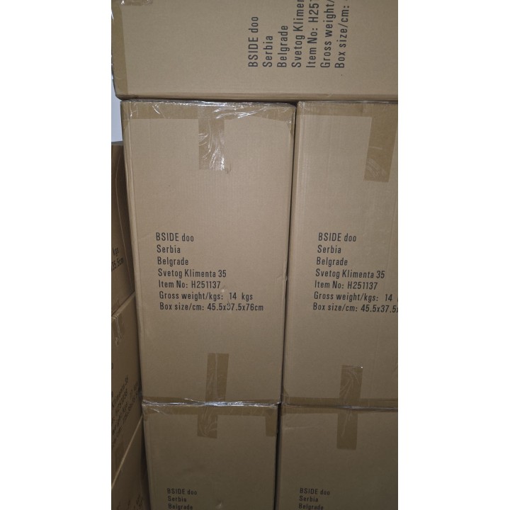 Industrijski noćni stočić / ormarić sa vratima – metal i drvo 44 × 37 × 76 cm