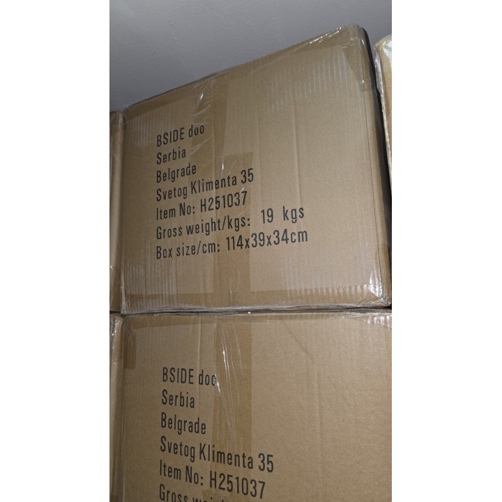 Moderna konzola/bočni sto sa 9 fioka 109x36x79 cm – Drvo i metal