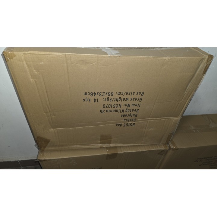 Set od 3 pomoćna stočića u industrijskom stilu, drvo malezijske topole i metal