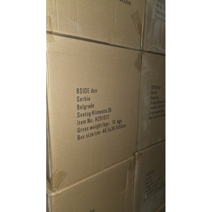 Noćni stočić sa 3 fioke 46x36x52.5 cm – Drveni noćni stočić siva