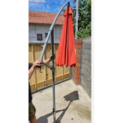Gartenfreude konzolni ( viseći) suncobran 300 cm, terakota