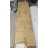 Platfrom baza kreveta sa letvicama za dušek 135x190cm, crna