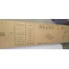 Platfrom baza kreveta sa letvicama za dušek 135x190cm, crna