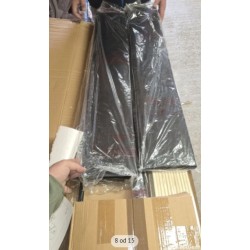 Platfrom baza kreveta sa letvicama za dušek 135x190cm, crna