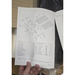 Platfrom baza kreveta sa letvicama za dušek 135x190cm, crna