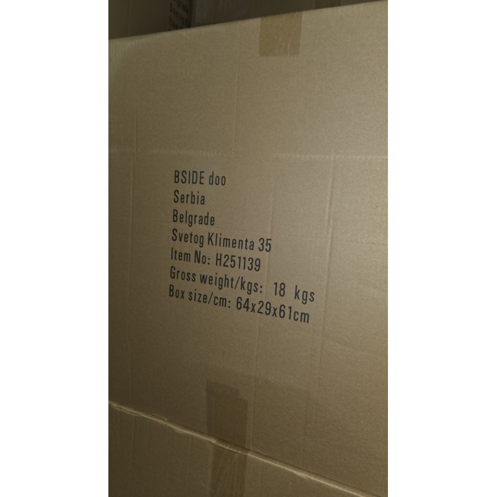 Crna ugaona komoda od drveta – klasični stil 80.5x43.5x76.5 cm