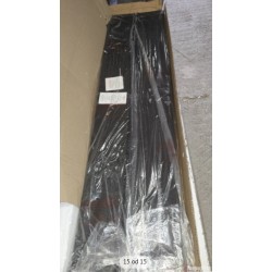 Platfrom baza kreveta sa letvicama za dušek 135x190cm, crna