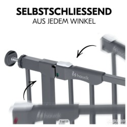 Hauck ClearStep Autoclose 2 sigur.kapija + 9cm ekst, 84-89cm