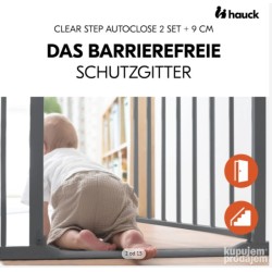 Hauck ClearStep Autoclose 2 sigur.kapija + 9cm ekst, 84-89cm