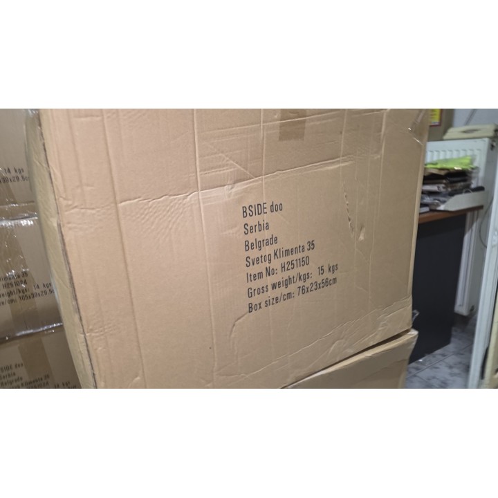 Okrugla zidna polica akacija i metal 55.5 cm – dekorativna polica za zid