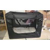Dibea Lionto sklop.transp torba, platno, crna, 90x61x65 cm