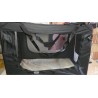 Dibea Lionto sklop.transp torba, platno, crna, 90x61x65 cm