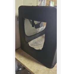 Dibea Lionto sklop.transp torba, platno, crna, 90x61x65 cm