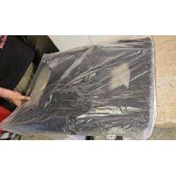 Dibea Lionto sklop.transp torba, platno, crna, 90x61x65 cm