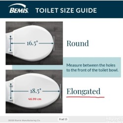 Bemis 7300SLEC izdužena plast. WC daska, biskvit, slow close
