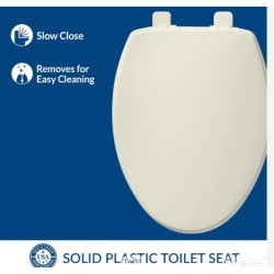 Bemis 7300SLEC izdužena plast. WC daska, biskvit, slow close