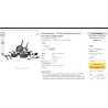 Amazon Basic set 15 delova posuđa sa nelep.oblogom, crna