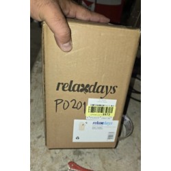 Relaxdays drvena kućica za ptice, netretirano drvo, 25x14x16