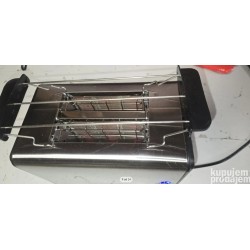 Bomann TA 1371 CB toster, crna, nerđajući čelik, 750-850W