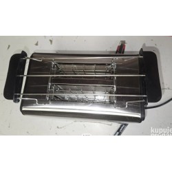 Bomann TA 1371 CB toster, crna, nerđajući čelik, 750-850W